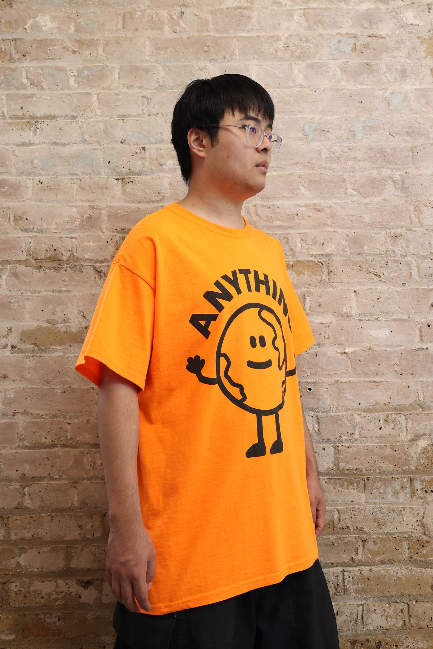 Neon Orange T-Shirt | Big Print